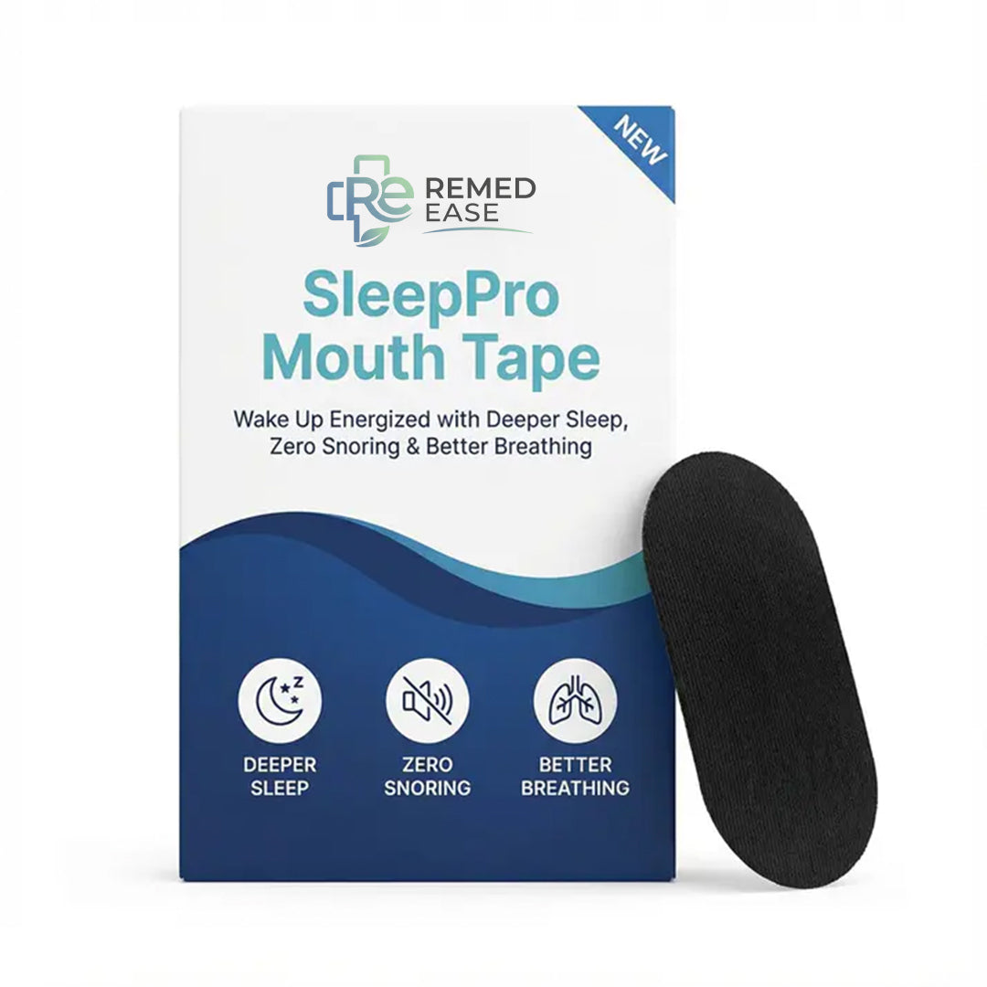 SleepPro Mouth Tape - Wake Up Energized with Deeper Sleep, Zero Snoring & Better Breathing