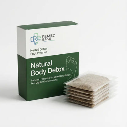 Herbal Detox Foot Patches - Natural Body Detox, Reduced Fatigue & Improved Circulation - Feel Lighter Every Morning