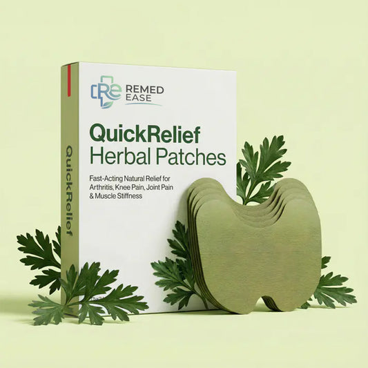 QuickRelief Herbal Patches - Fast-Acting Natural Relief for Arthritis, Knee Pain, Joint Pain & Muscle Stiffness