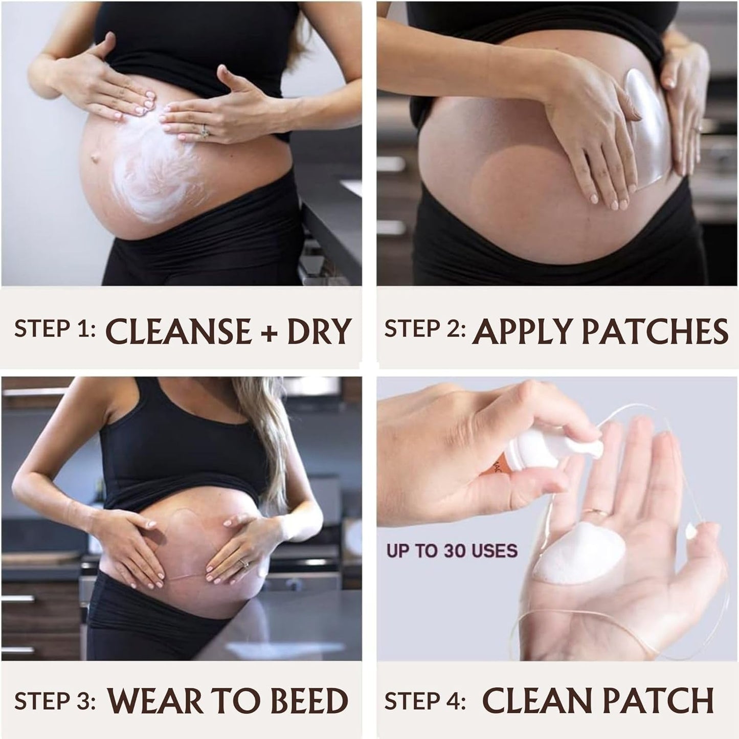 Enhanced Silicone Fusion Body Patch - Silicone Patches For Scars - Prevent and Treat Stretch Marks