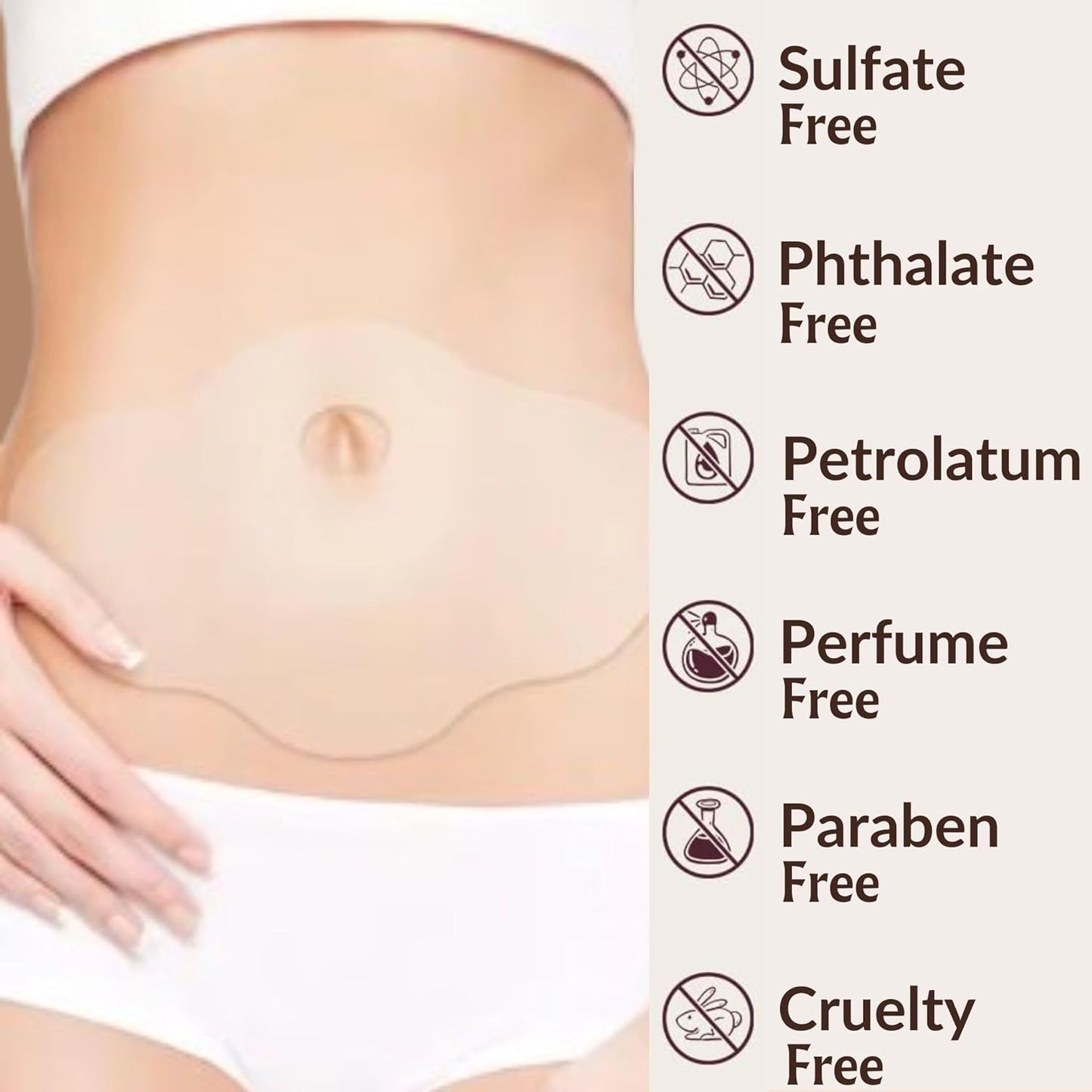 Enhanced Silicone Fusion Body Patch - Silicone Patches For Scars - Prevent and Treat Stretch Marks