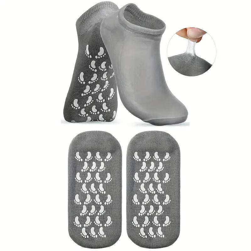 🧦 Silicon Moisturising Socks | Hydrate and Repair Cracked Heels | Buy 1 Get 1 FREE