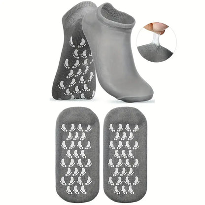 🧦 Silicon Moisturising Socks | Hydrate and Repair Cracked Heels | Buy 1 Get 1 FREE