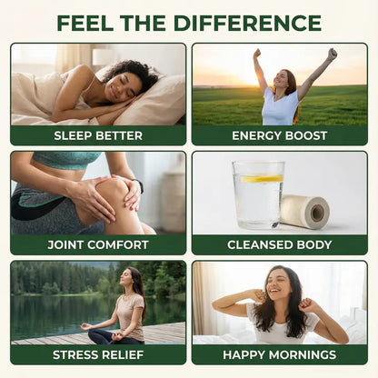 Herbal Detox Foot Patches - Natural Body Detox, Reduced Fatigue & Improved Circulation - Feel Lighter Every Morning