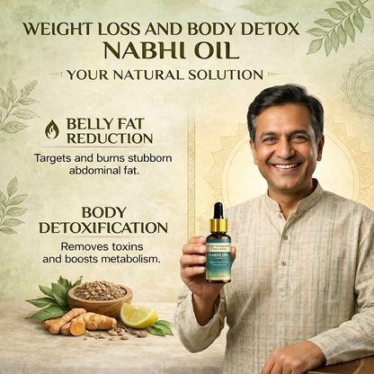 Weight Management and Body Detox Nabhi Oil (100% Ayurvedic)
